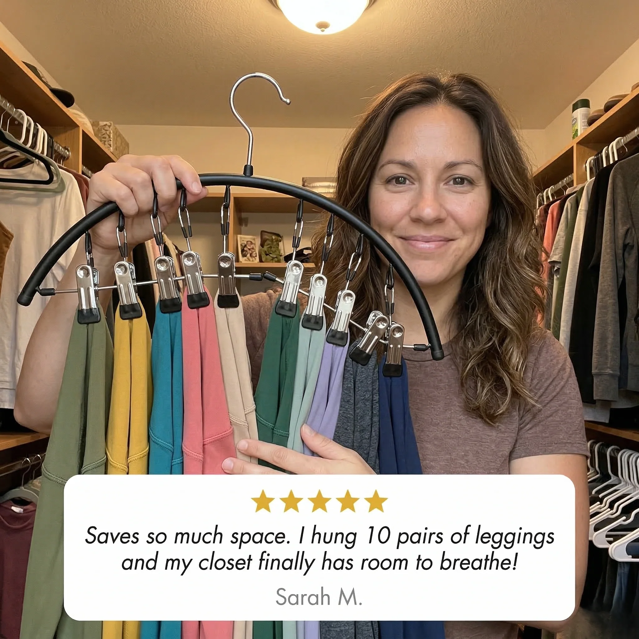 Rackwell™ – 10-Clip Space-Saving Vertical Pants Hanger + 50% OFF - Image 7