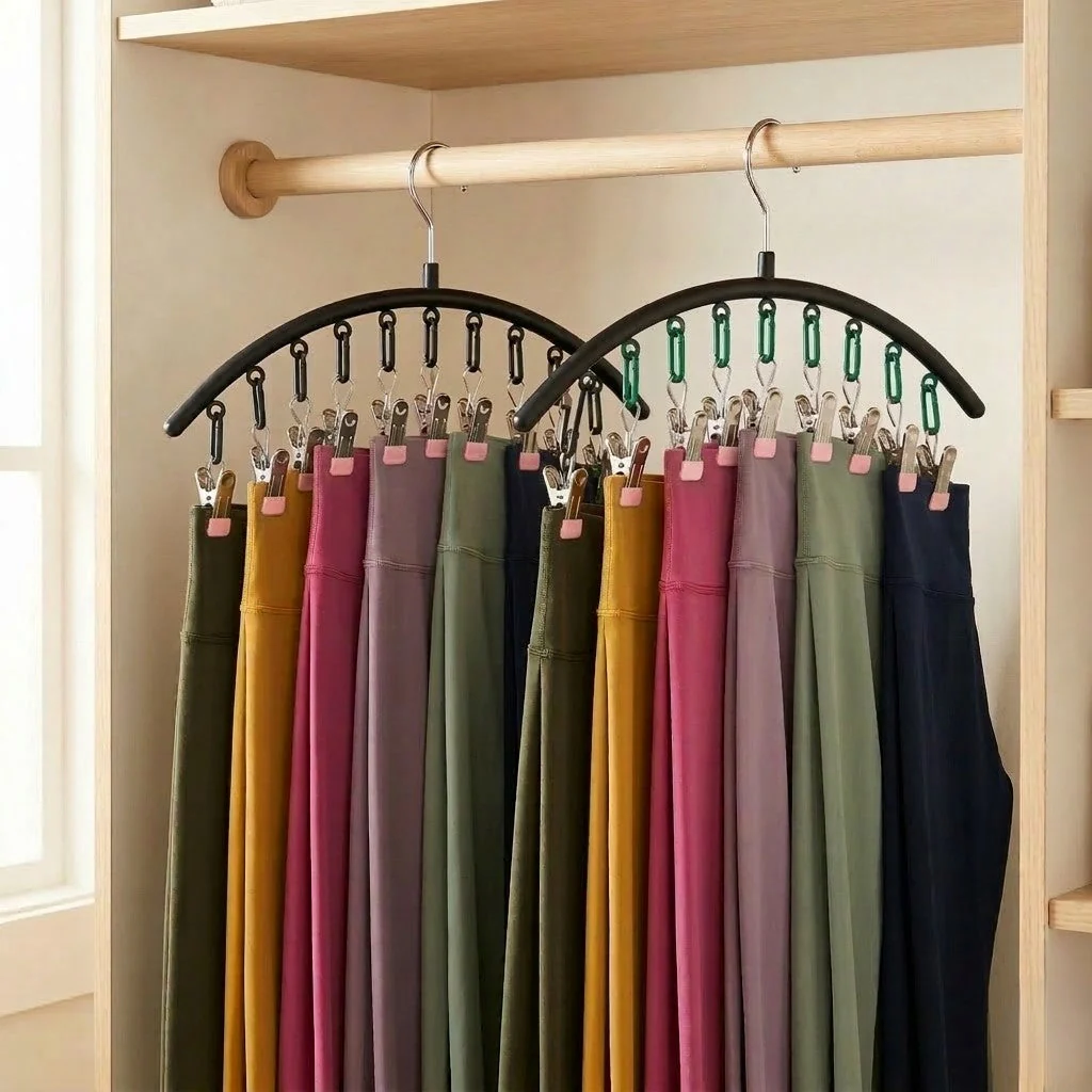 Rackwell™ – 10-Clip Space-Saving Vertical Pants Hanger + 50% OFF - Image 9