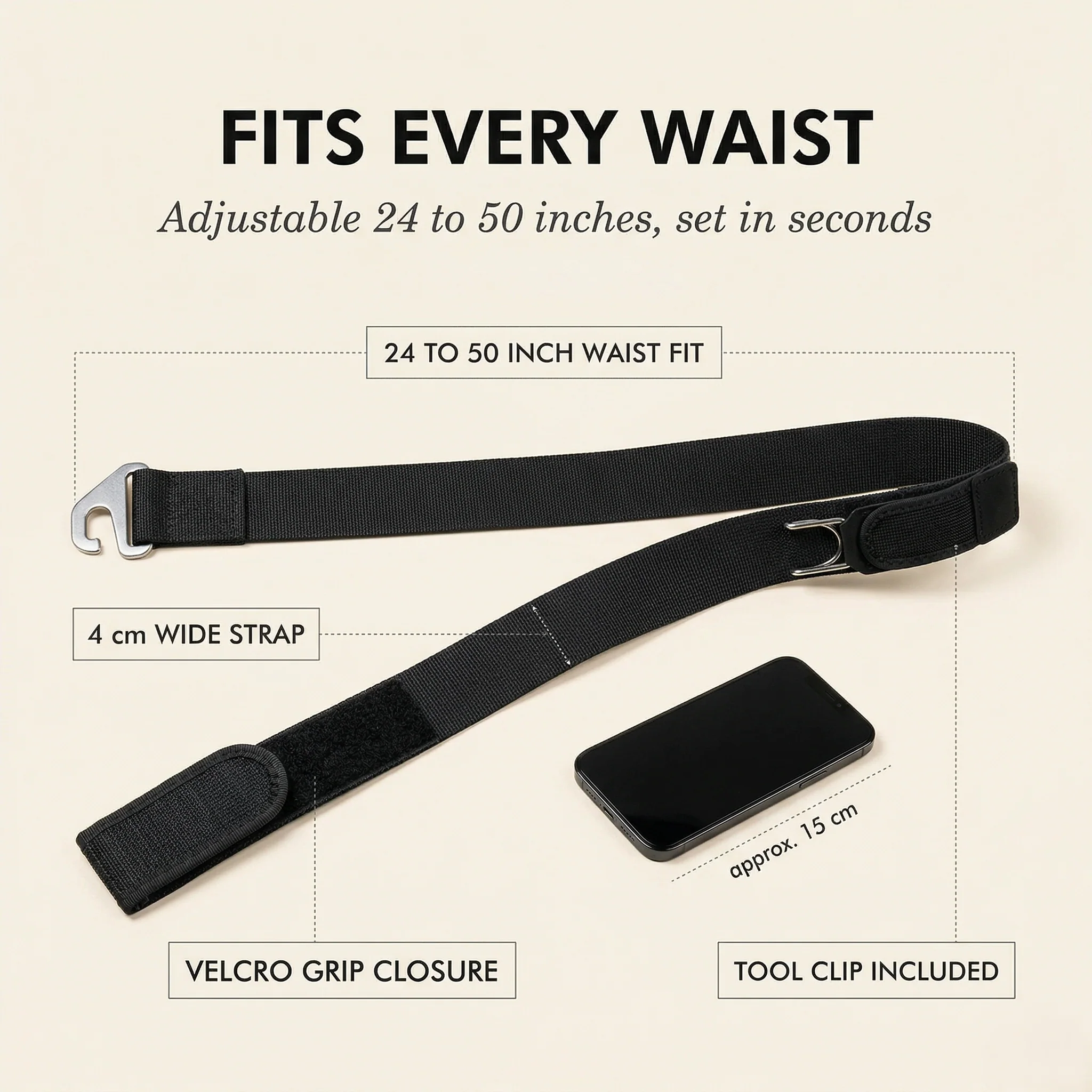 Cinchwell™ – Buckle-Free Elastic Belt for Men & Women, Adjustable No-Buckle Design + 50% OFF - Image 5
