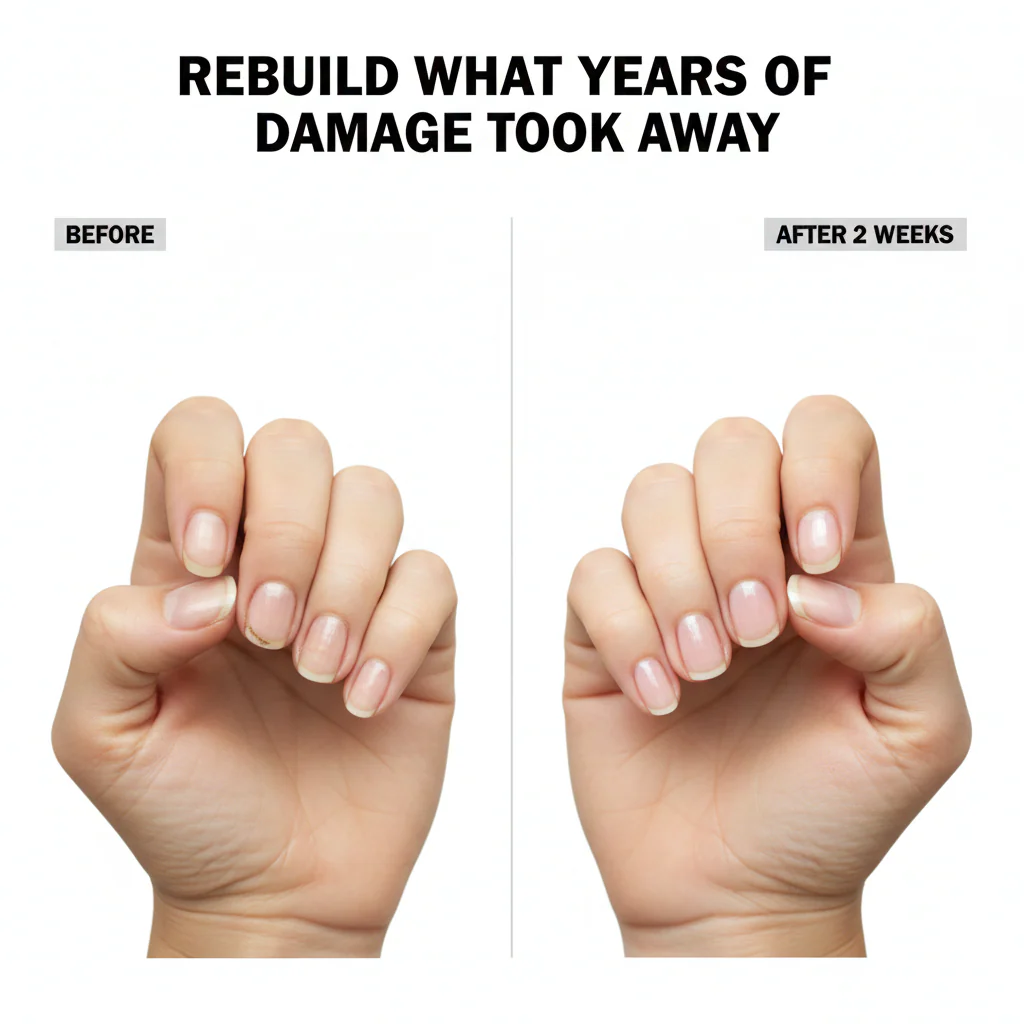 Keranova™ – Keratin Nail Repair Treatment for Damaged, Brittle & Discolored Nails + 1 + 1 FREE - Image 3