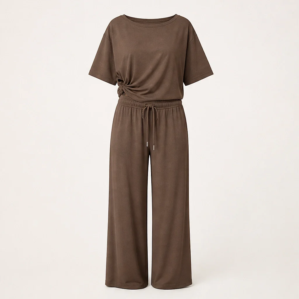 Driftelle™– Off-Shoulder Wide-Leg 2-Piece Lounge Set + 50 % OFF - Image 12