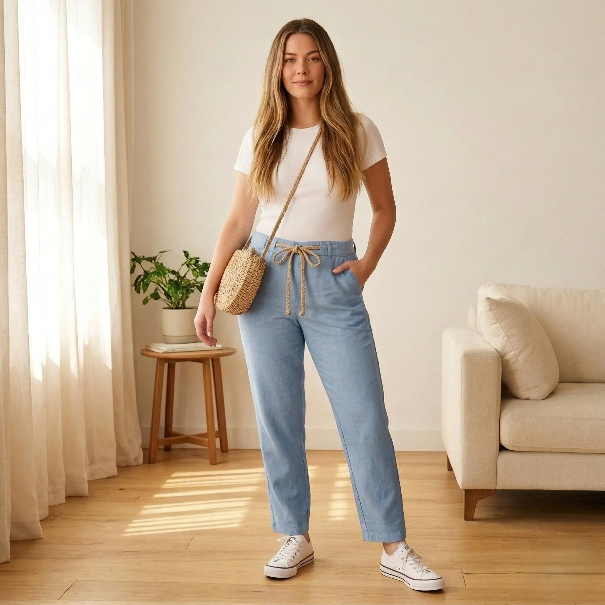 Hemfield™ – Soft Cotton Linen High Waist Casual Pants for Women + 50% OFF - Image 8