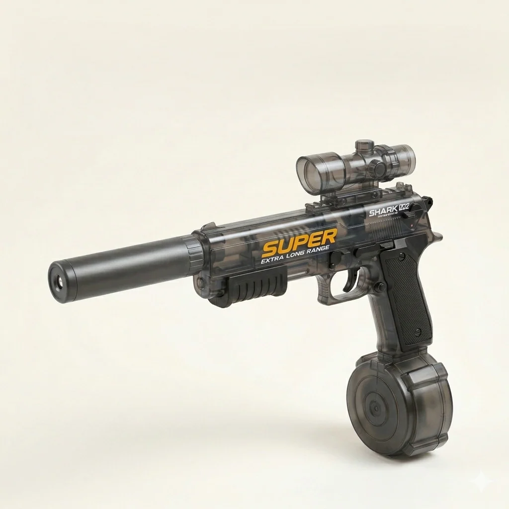 Deluge™ – Electric Auto-Fire Water Gun with USB Charging, 26-32 ft Range & Dual Tanks +50% OFF - Image 12