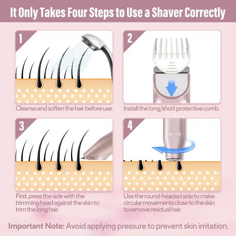 The AuraSmooth 2-in-1 Trimmer — Painless Precision from Head to Toe + 50% OFF - Image 3
