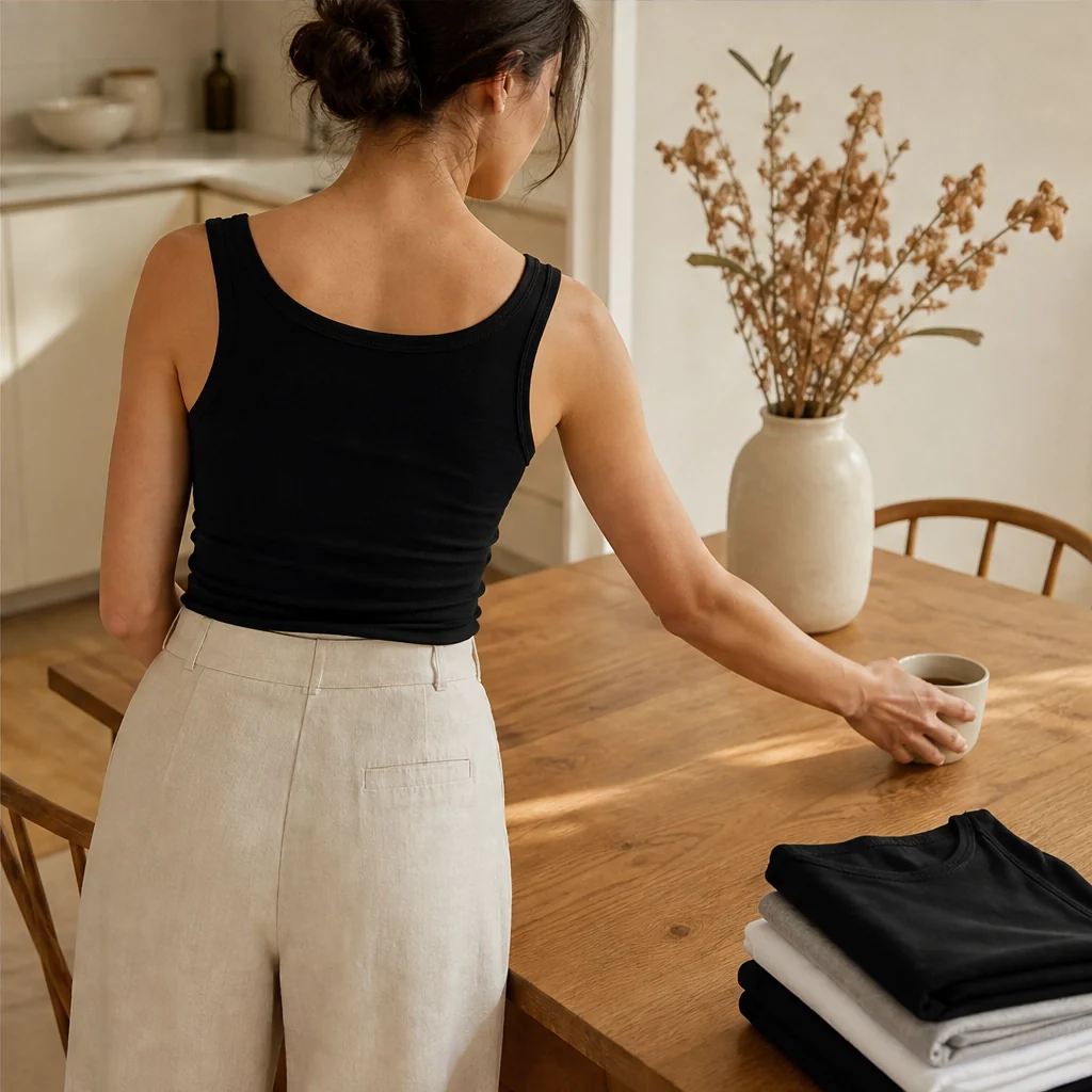 Trueform™ – Ultra-Soft Cotton Shape-Retaining Fitted Tank (3-Pack) + 50% OFF - Image 3