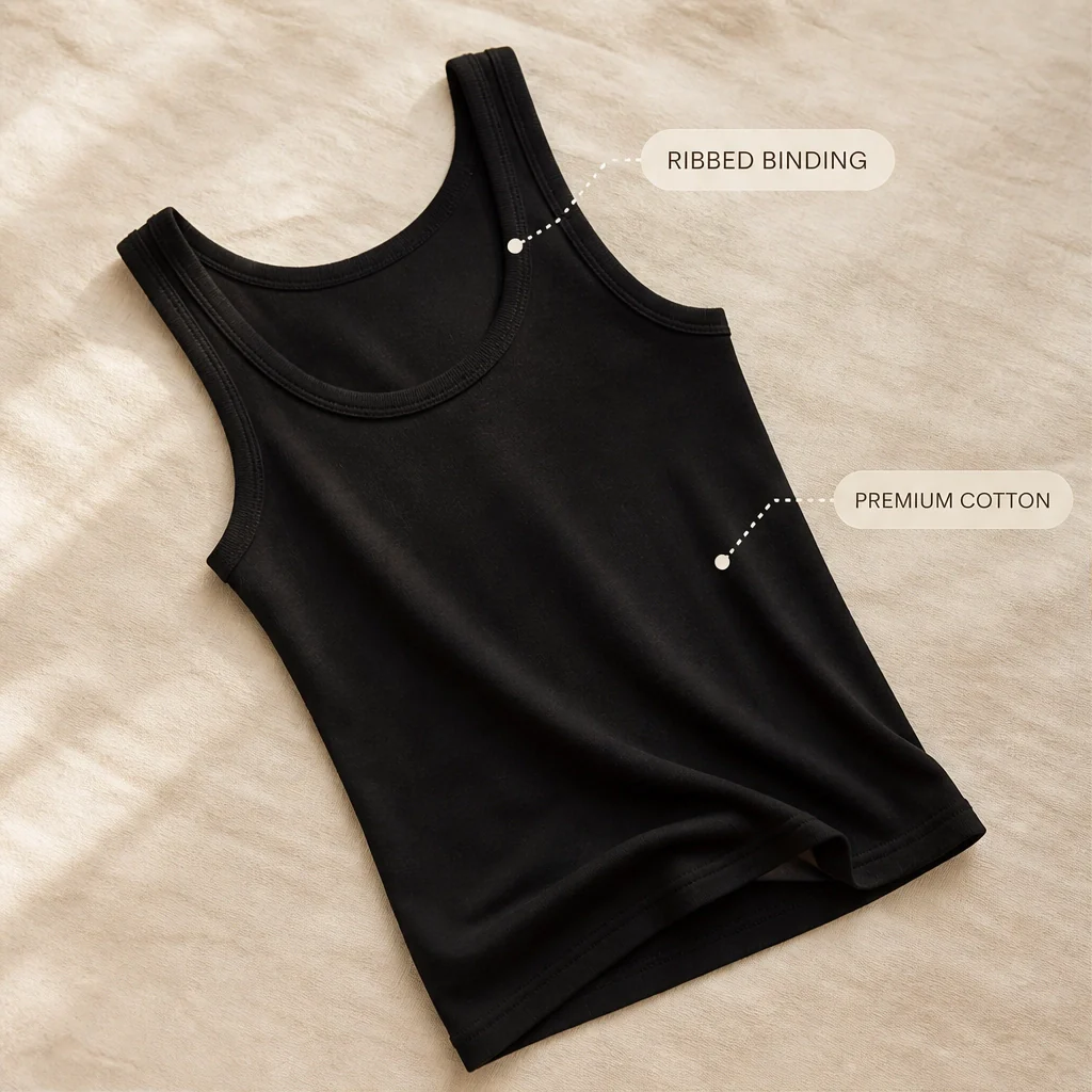 Trueform™ – Ultra-Soft Cotton Shape-Retaining Fitted Tank (3-Pack) + 50% OFF - Image 6