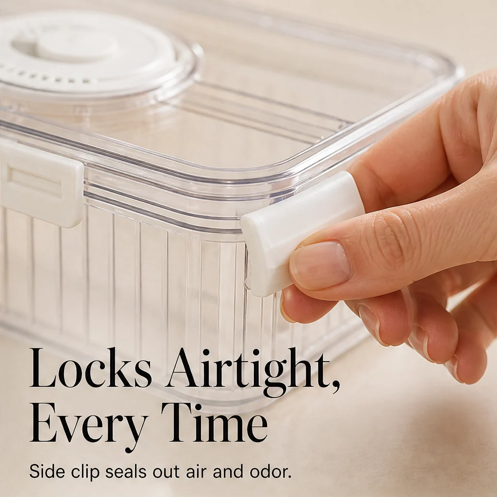 Crispen™ – Produce Saver Containers with Date Timer & Drainage + 50% OFF - Image 3