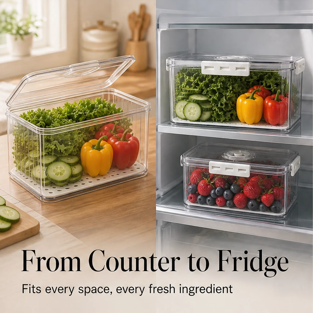 Crispen™ – Produce Saver Containers with Date Timer & Drainage + 50% OFF - Image 7