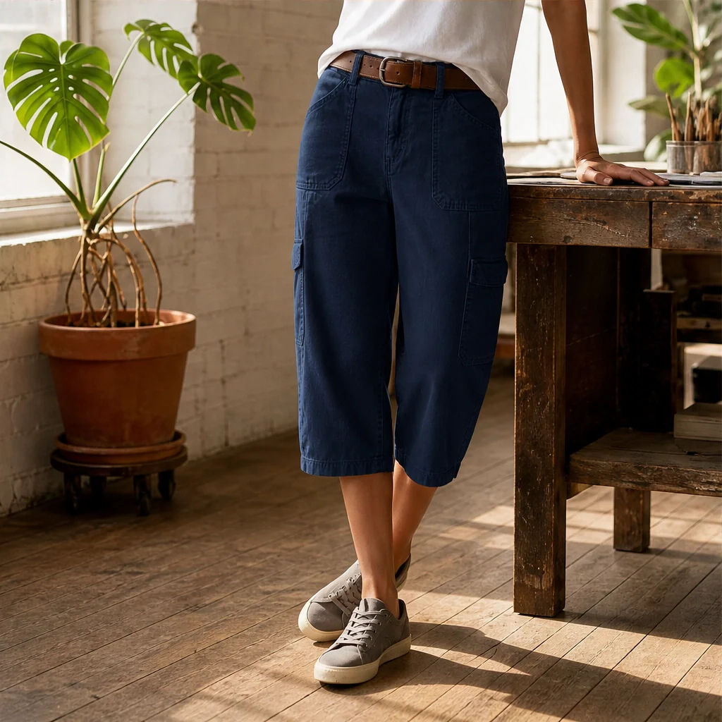 Wilo™ – Relaxed Casual Cargo Capris with Deep Utility Pockets & Breathable Fabric + 50% OFF - Image 10