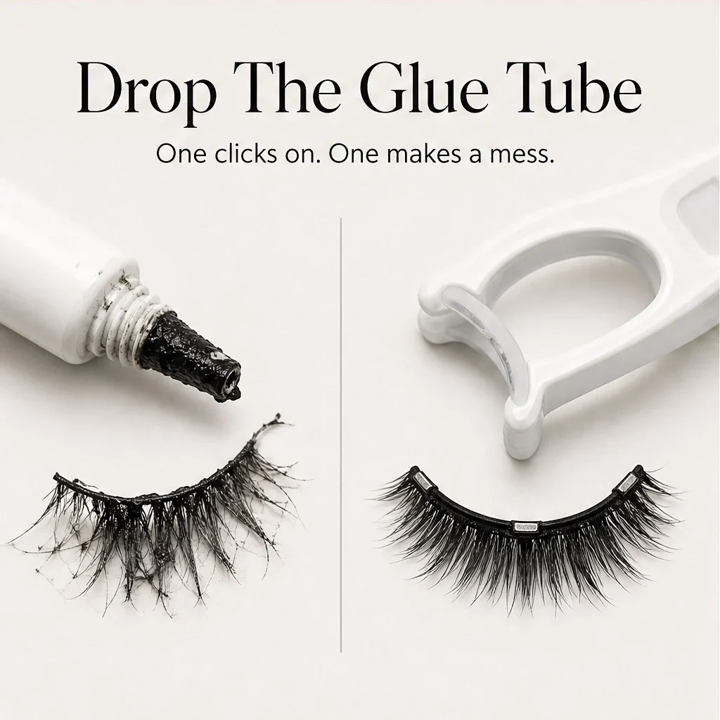 Plumelle™ – Reusable Magnetic Lashes with Built-In Eyeliner Effect & Applicator + Buy 1 Get 1 FREE - Image 8