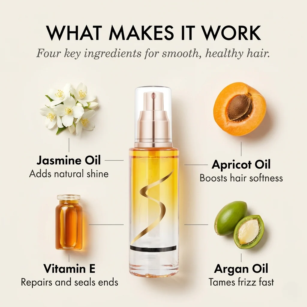 Velsheen™ – Lightweight Anti-Frizz Hair Oil Serum Spray +50% OFF - Image 4
