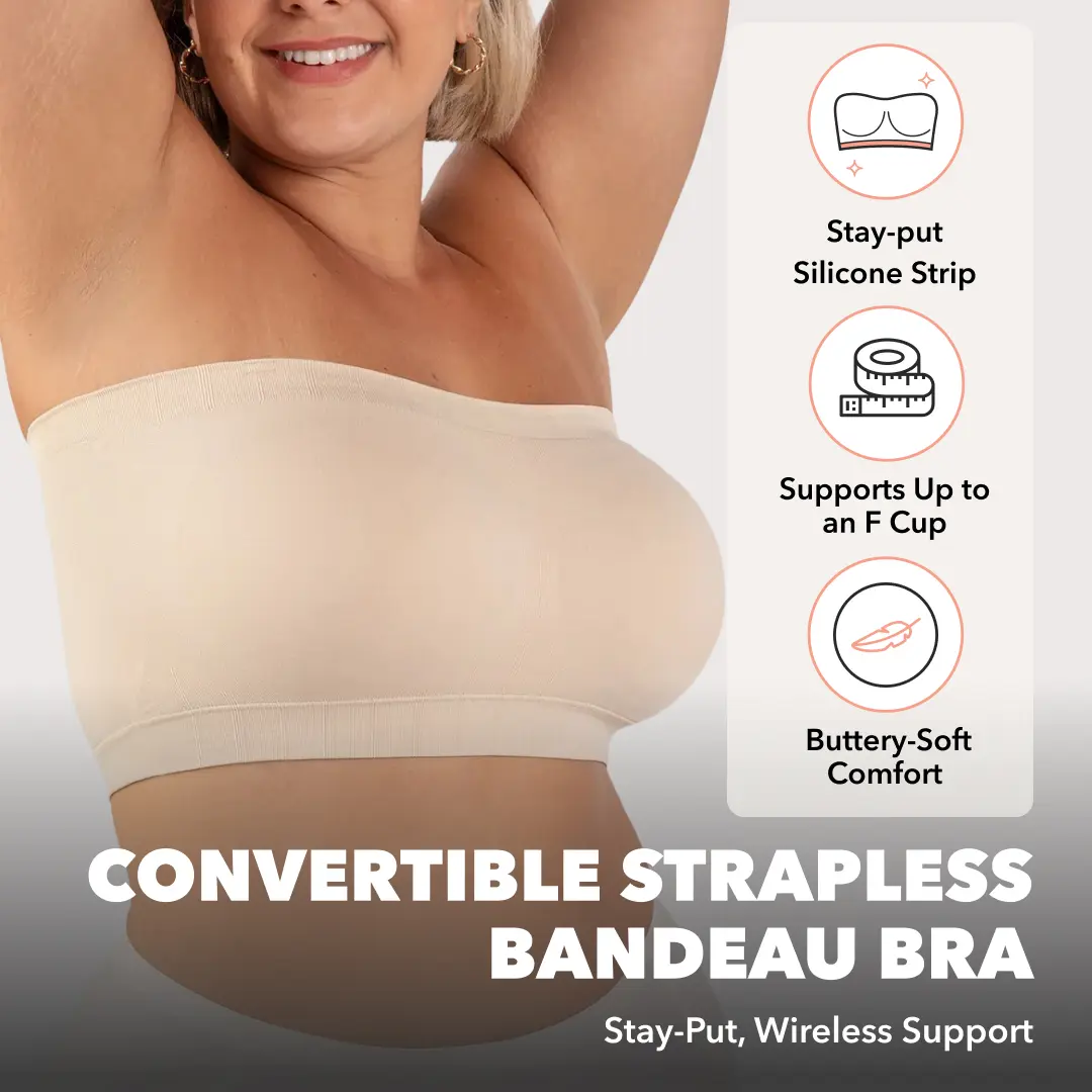 The AuraSupport Convertible Bandeau — Versatile Wireless Comfort + 50% OFF - Image 3