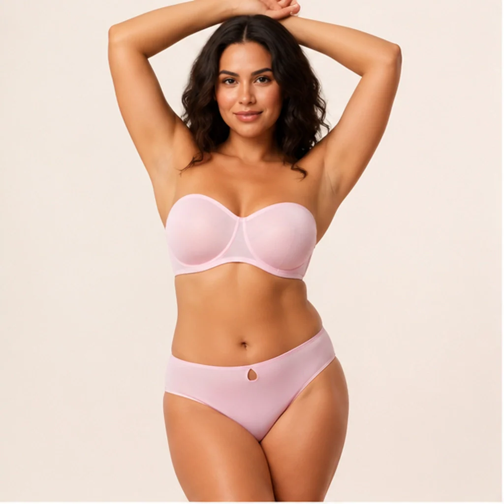 Bardelle™ – Sheer Mesh Strapless Balconette Bra with Convertible Straps & No-Slip Support + 50% OFF - Image 2