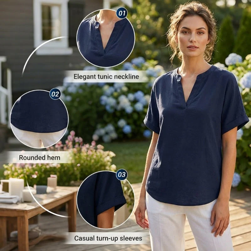 The AuraBreeze Muslin Blouse — Effortless Summer Elegance + 50% Off - Image 7