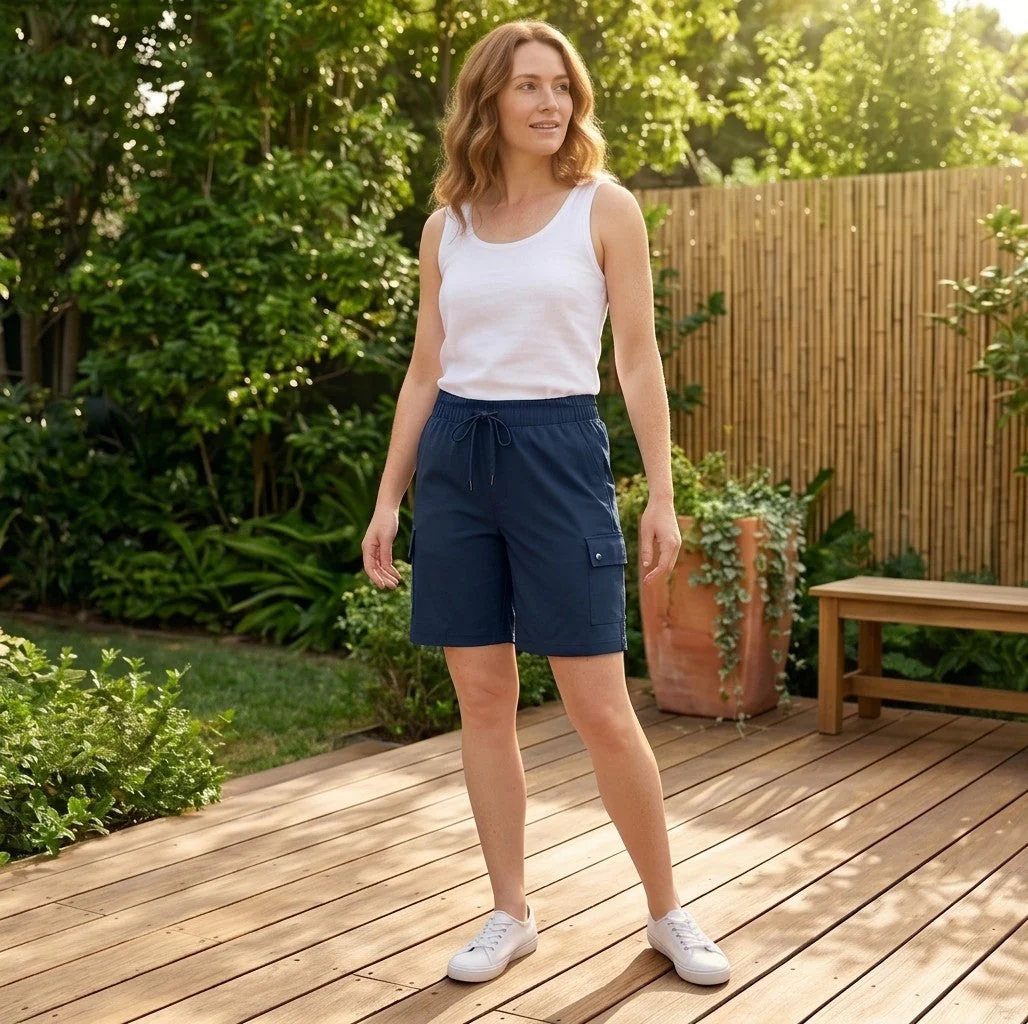 Trailease™ – UPF 50+ Quick-Dry Women's Cargo Shorts with Multi-Pocket + 50% OFF - Image 10