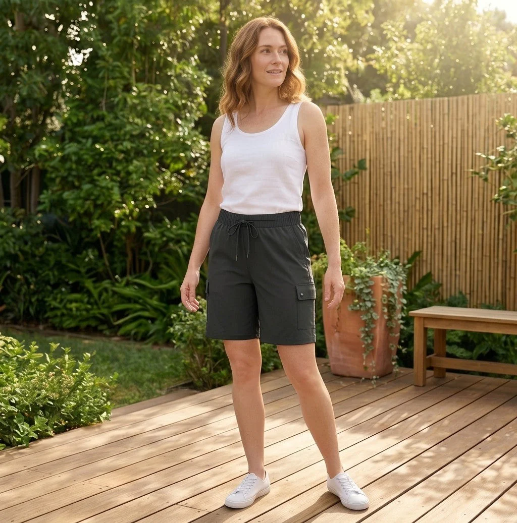 Trailease™ – UPF 50+ Quick-Dry Women's Cargo Shorts with Multi-Pocket + 50% OFF - Image 8