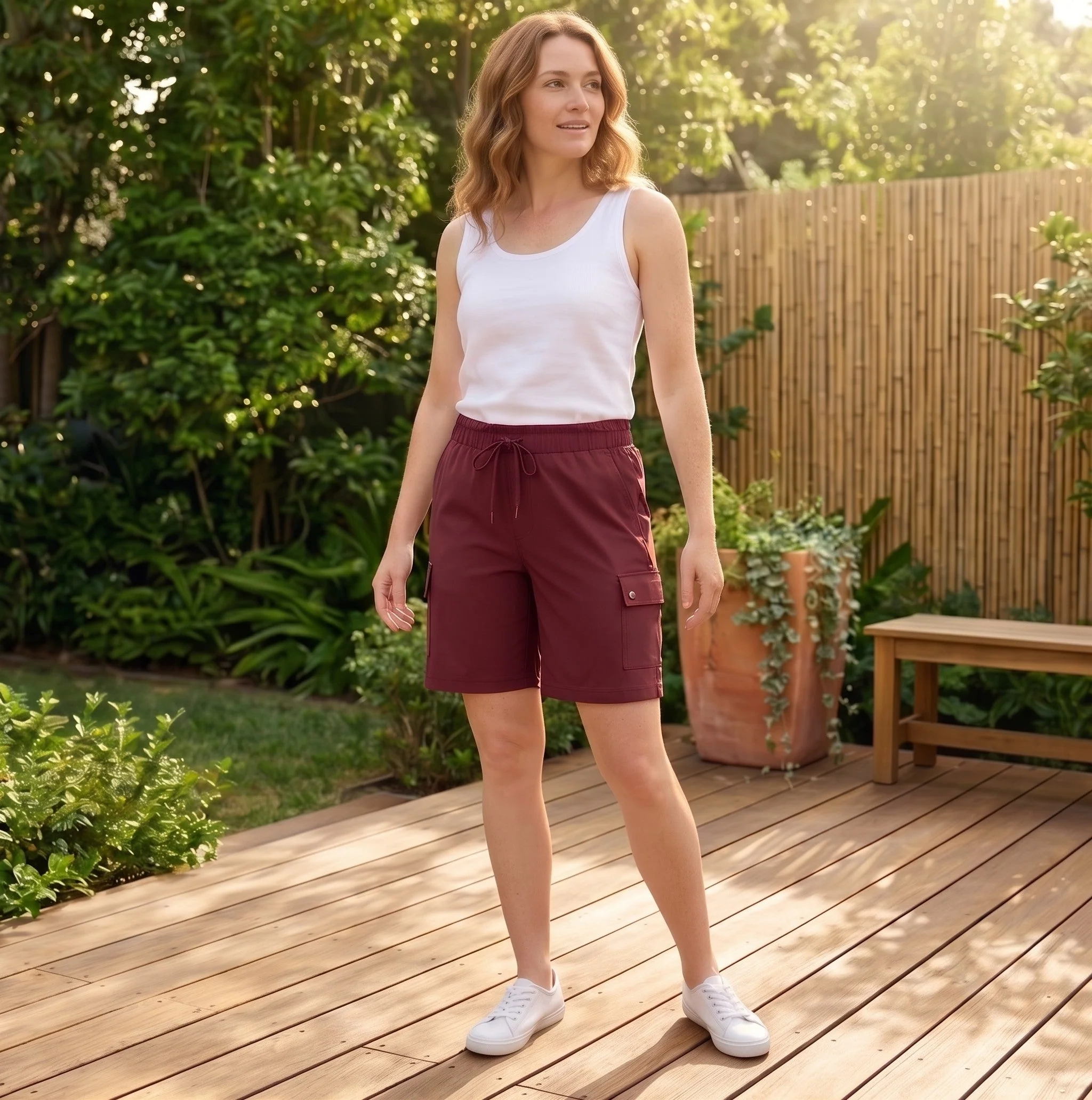 Trailease™ – UPF 50+ Quick-Dry Women's Cargo Shorts with Multi-Pocket + 50% OFF - Image 9