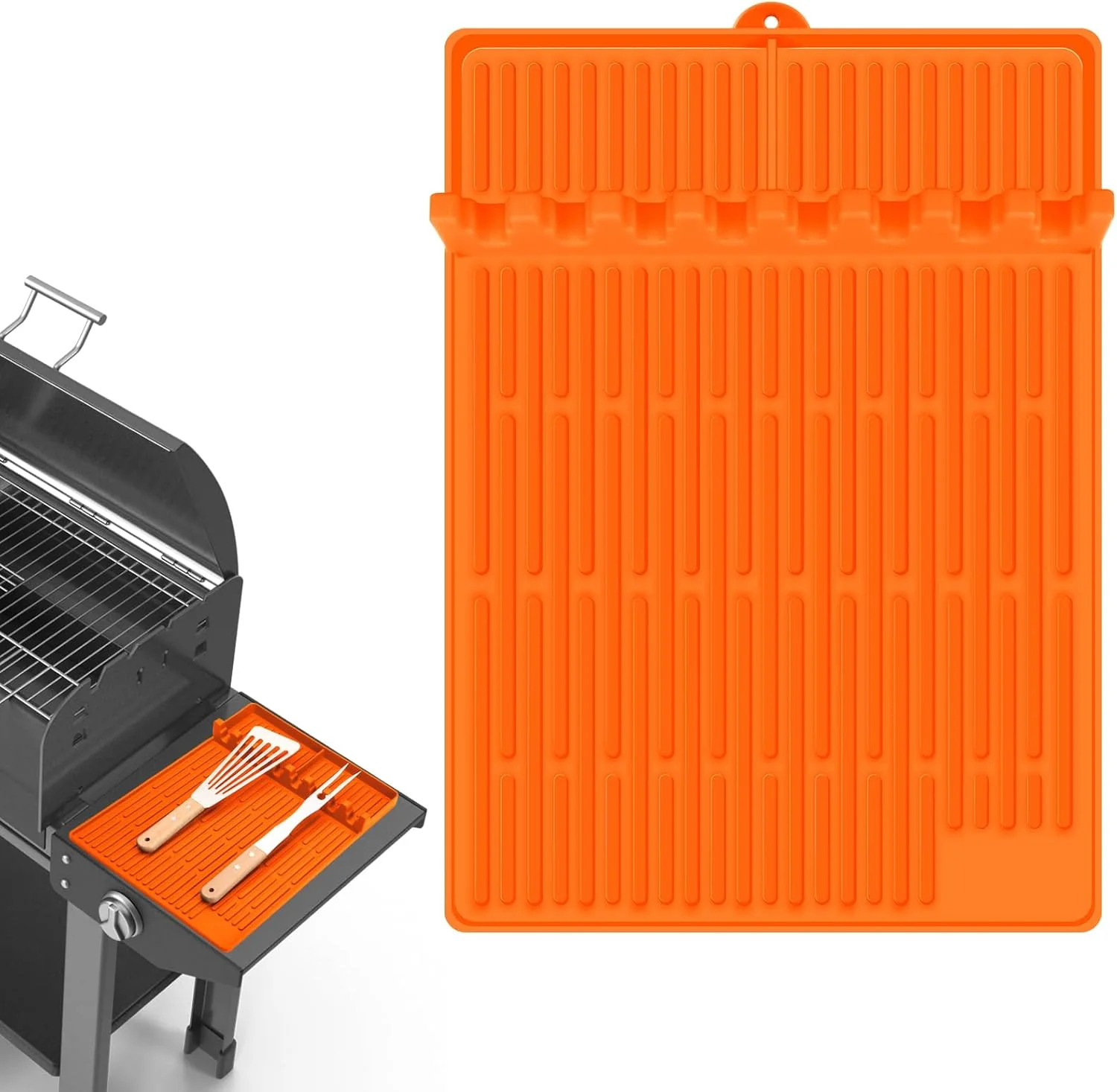 DripDock™ – Heat-Resistant Silicone Utensil Mat with Built-In Drip Tray + 50% OFF - Image 12