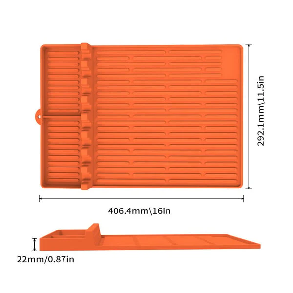 DripDock™ – Heat-Resistant Silicone Utensil Mat with Built-In Drip Tray + 50% OFF - Image 6