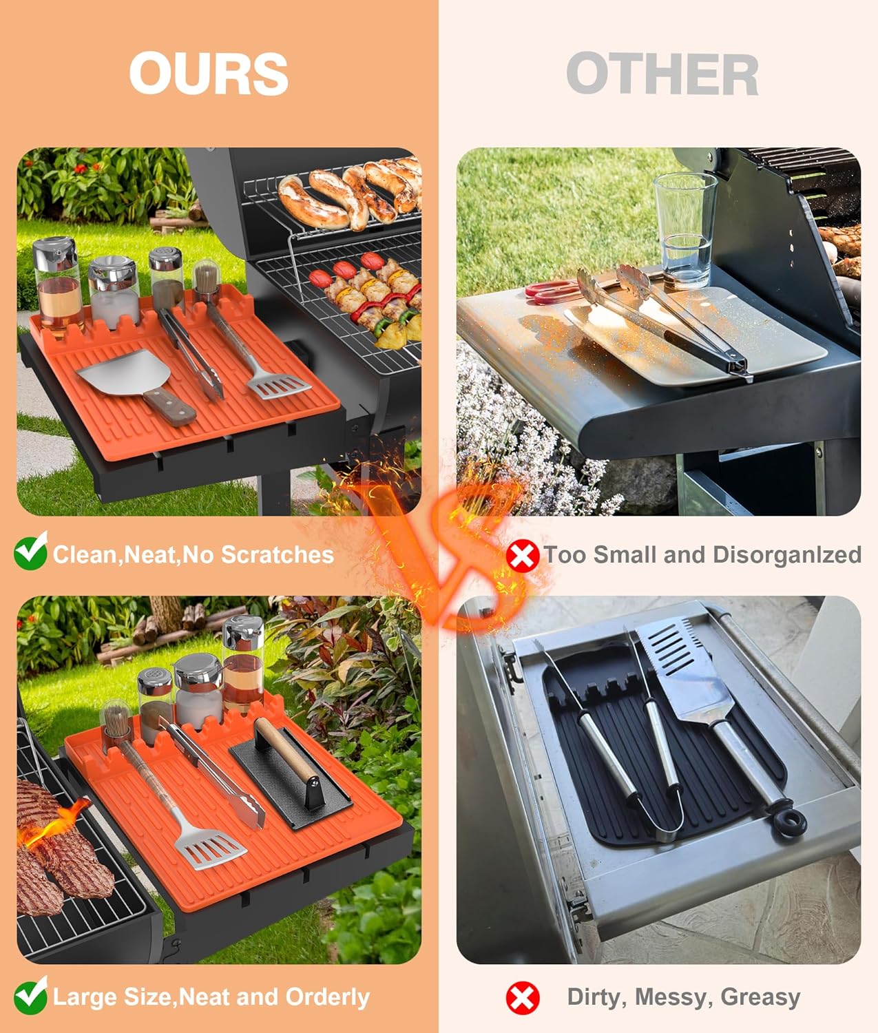 DripDock™ – Heat-Resistant Silicone Utensil Mat with Built-In Drip Tray + 50% OFF - Image 8