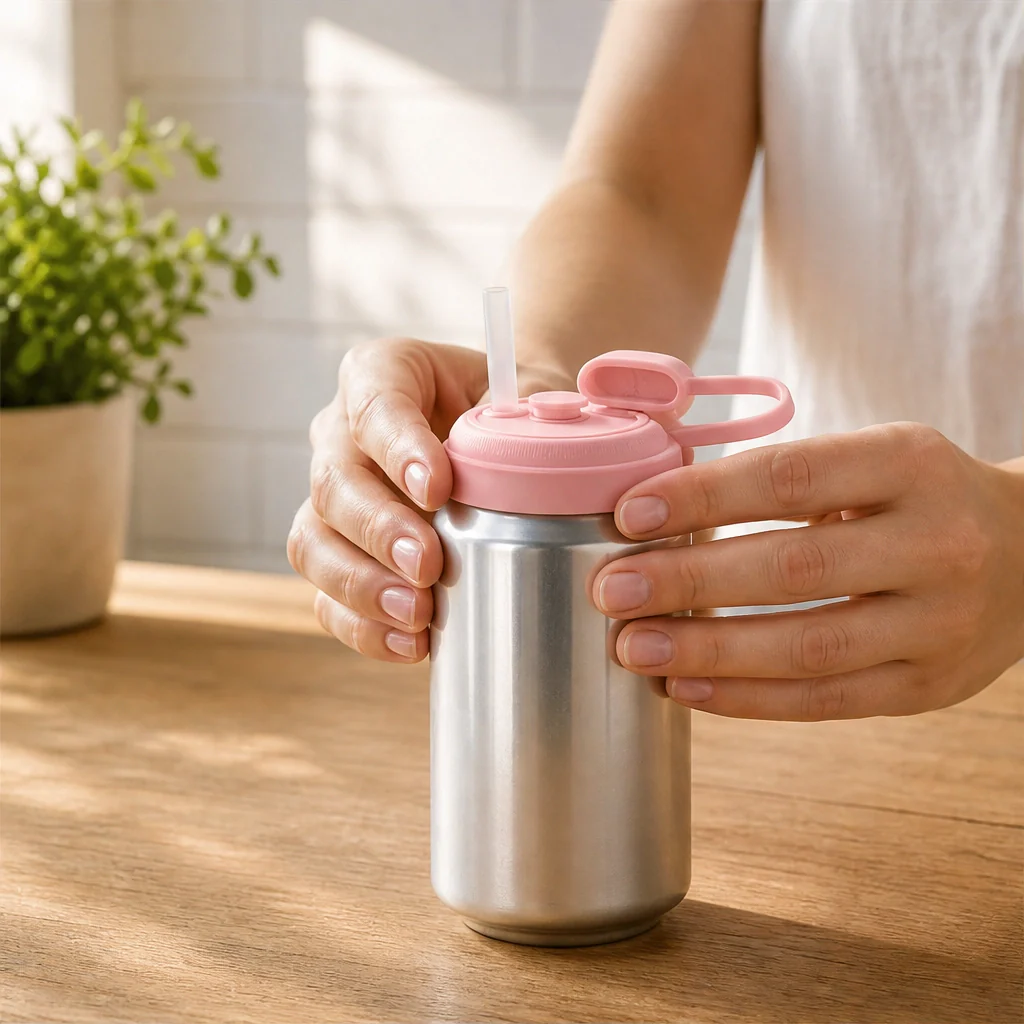Brimly™ – Spill-Proof Silicone Can Lid with Built-In Straw + Buy 1 Get 1 FREE - Image 3