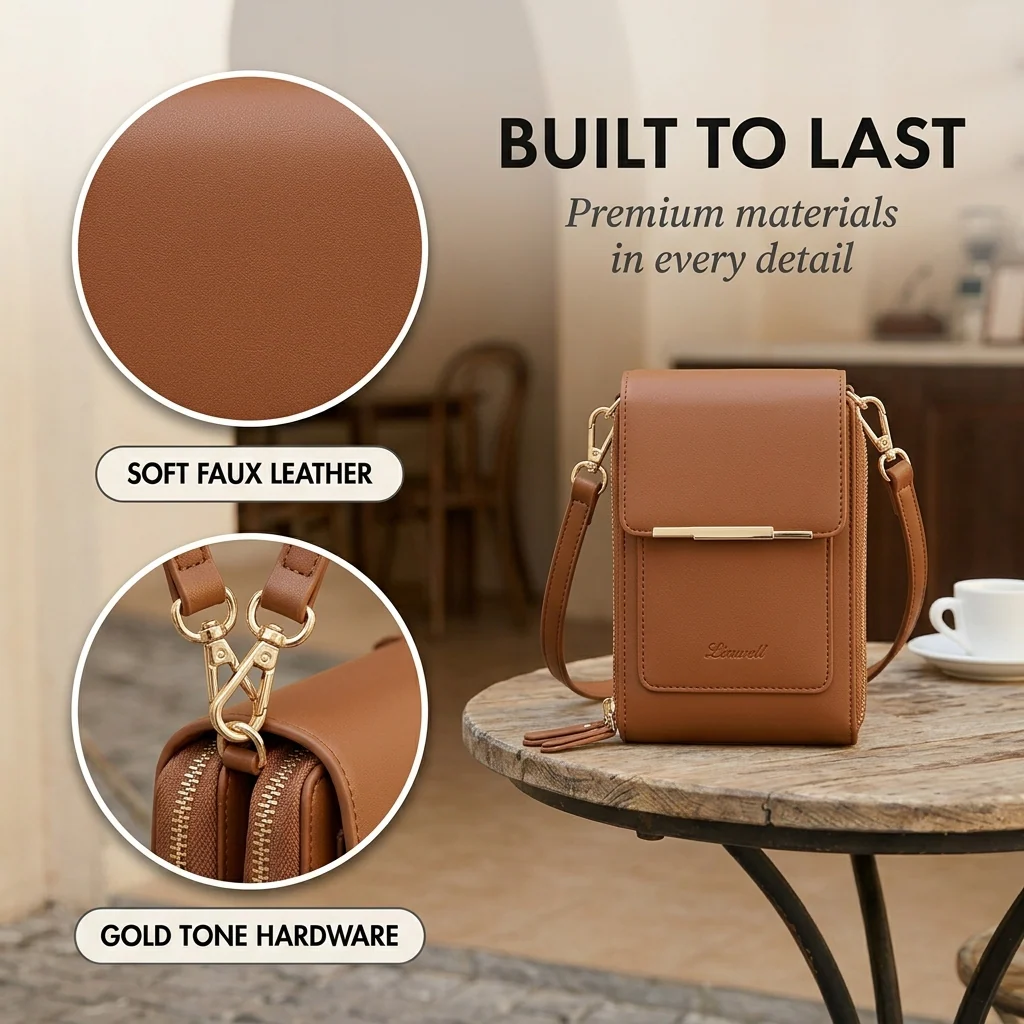 Linwell™ – Touchscreen Crossbody Phone Wallet for Women + 50% OFF - Image 4