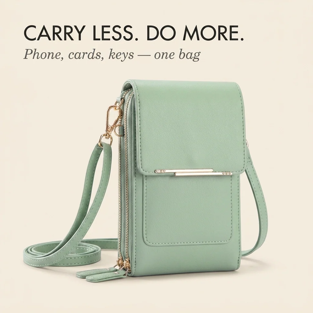 Latchly™ – Touchscreen Crossbody Phone Wallet with Card Slots + 50% OFF - Image 2