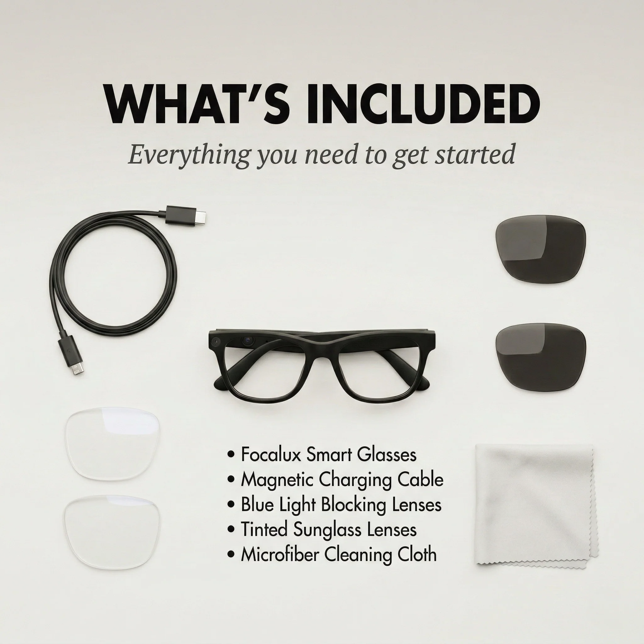 Focalux™ – EIS Anti-Shake Camera, 3D Audio & Interchangeable Lens Smart Glasses + 50% OFF - Image 6