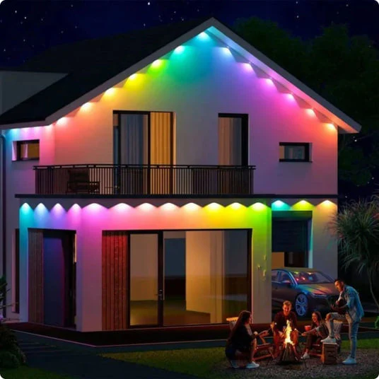 The AuraGlow Permanent Smartlight - Smart Rainbow LED, IP65 Waterproof, and WiFi/Bluetooth App Control + 50% OFF - Image 6