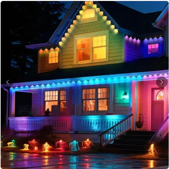 The AuraGlow Permanent Smartlight - Smart Rainbow LED, IP65 Waterproof, and WiFi/Bluetooth App Control + 50% OFF - Image 7