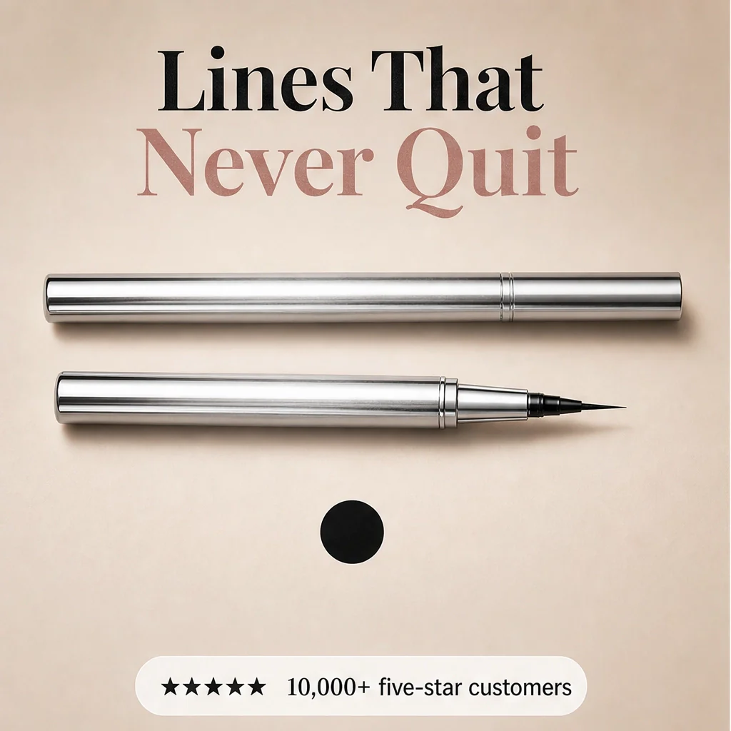 Sablé™ – Smudge-Proof Waterproof Liquid Eyeliner Pen with 0.1mm Micro-Fine Tip + BUY 1 GET 1 FREE - Image 8