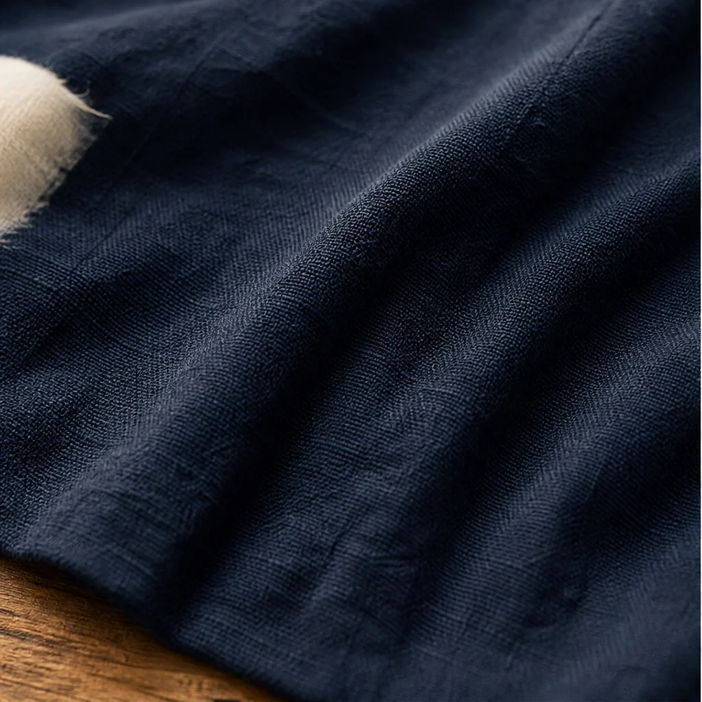 Solenne™ – Pleated Cotton-Linen Dress with Pockets + 50% OFF - Image 7