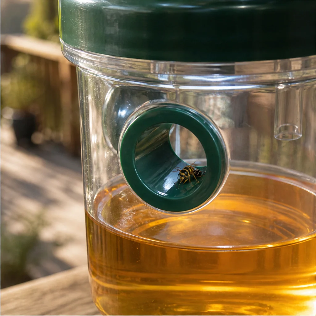 Duskbeacon™ – Solar-Powered LED Wasp & Yellow Jacket Trap with Dual Entry Tunnels +50% OFF - Image 9