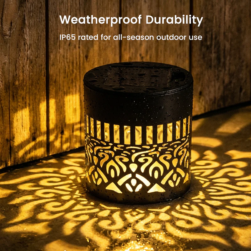 Duskbloom™ – Solar Mandala Projection Light, IP65 Weatherproof, Auto On/Off + 50% OFF - Image 5