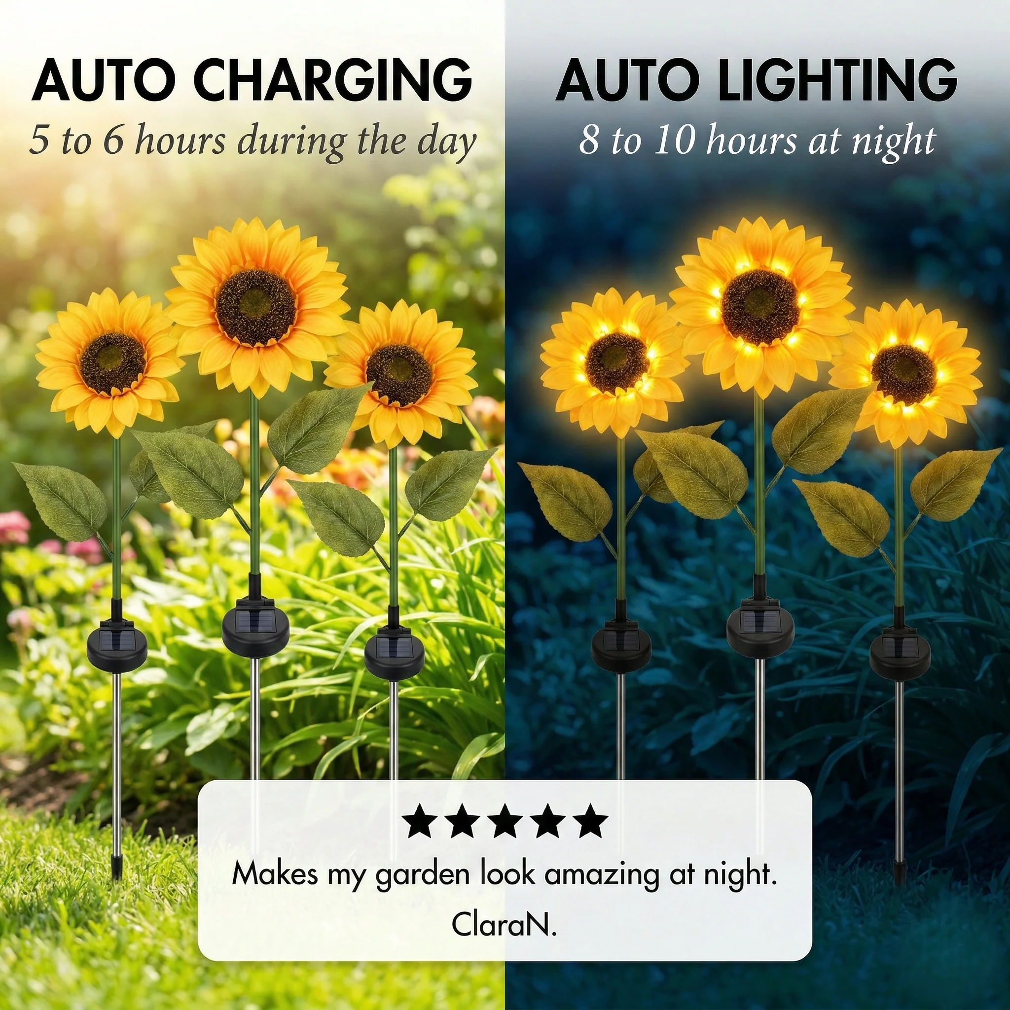Petalglow™ – Waterproof Solar Sunflower Garden Stake Light + 1+1 FREE - Image 6