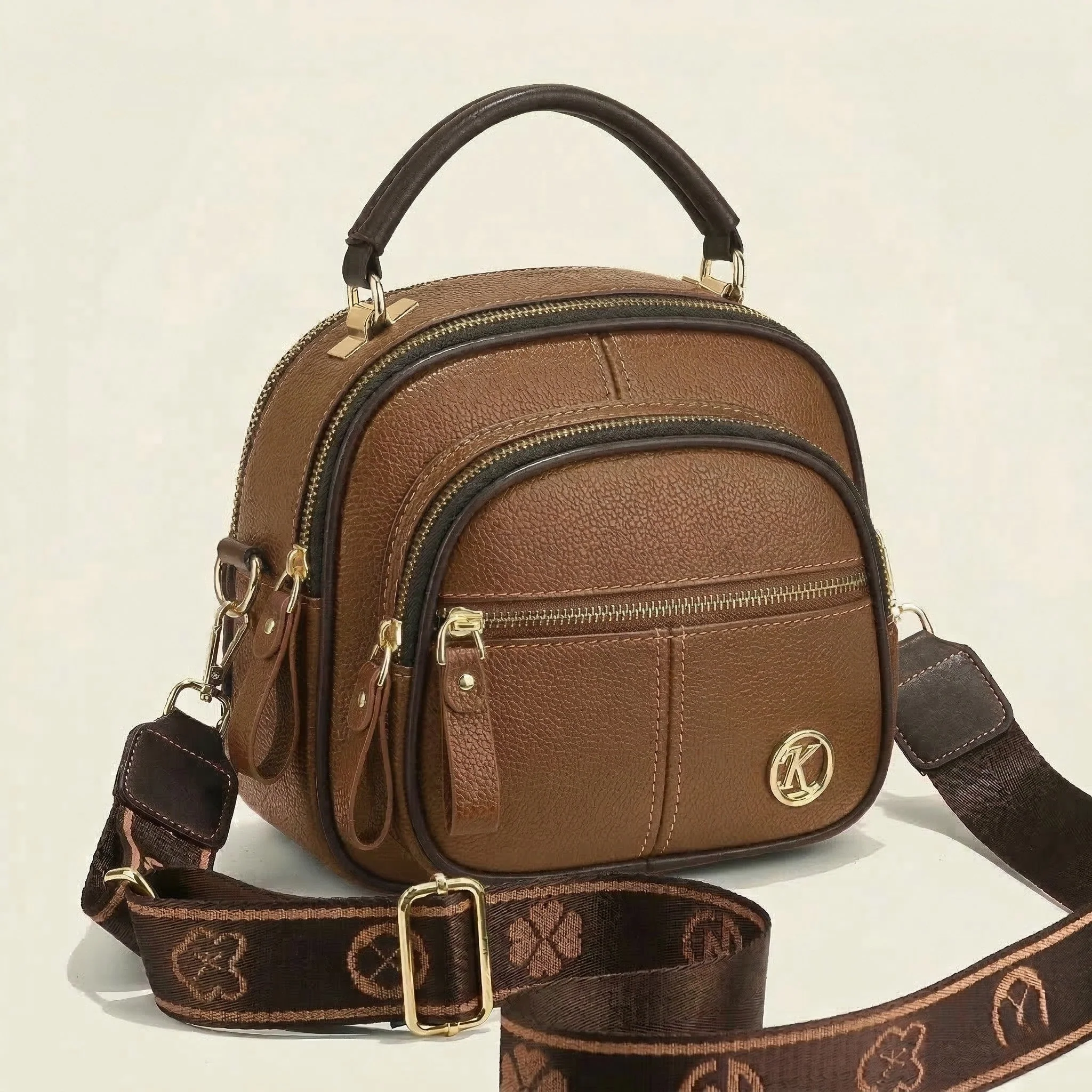 Velaine™ – 5-Compartment Dual-Carry Leather Crossbody Bag +50% OFF - Image 10