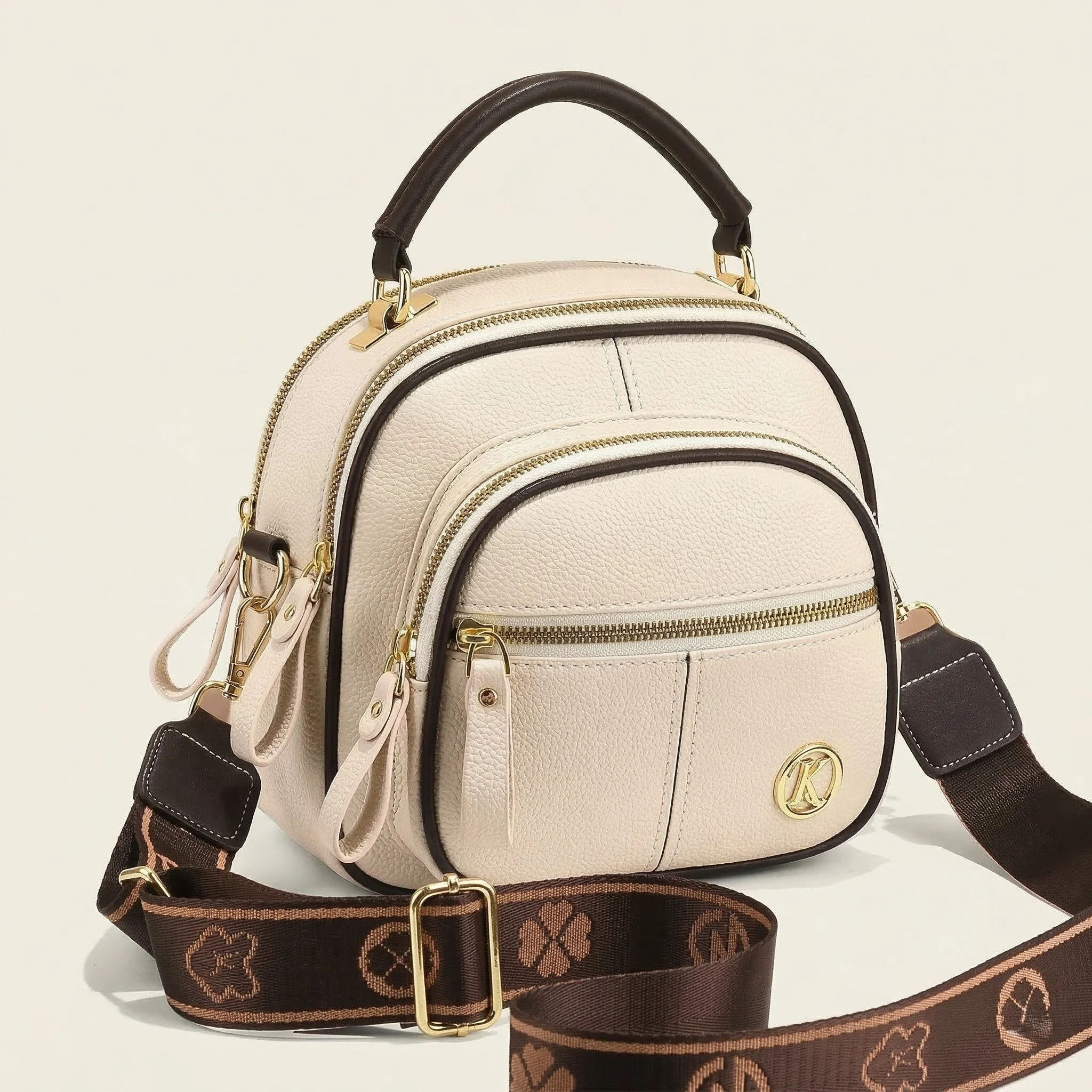 Velaine™ – 5-Compartment Dual-Carry Leather Crossbody Bag +50% OFF - Image 12