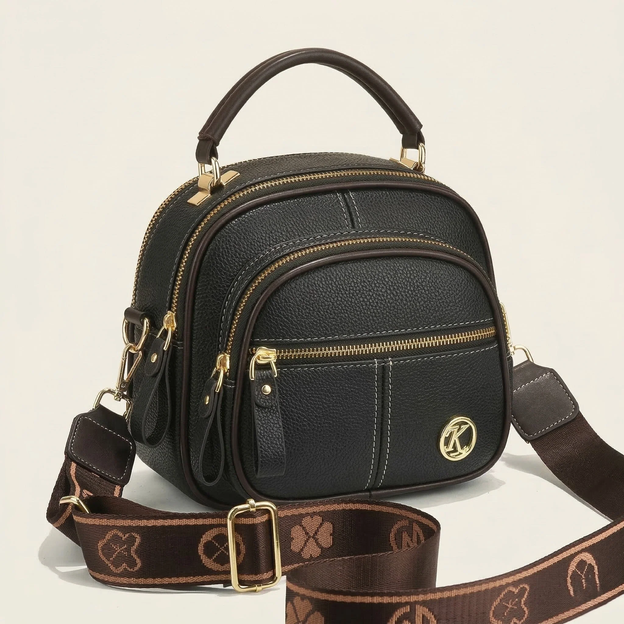 Velaine™ – 5-Compartment Dual-Carry Leather Crossbody Bag +50% OFF - Image 8