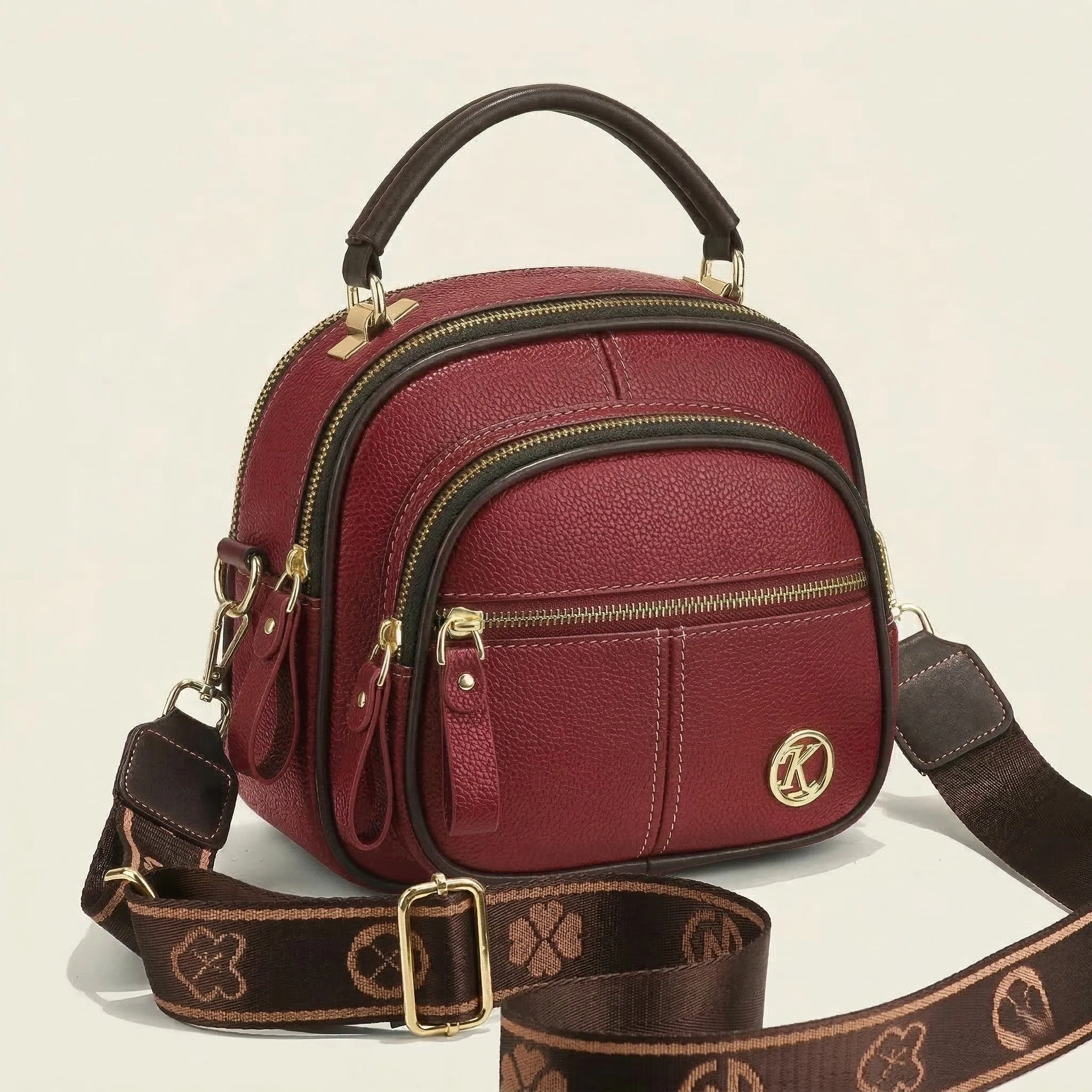 Velaine™ – 5-Compartment Dual-Carry Leather Crossbody Bag +50% OFF - Image 9