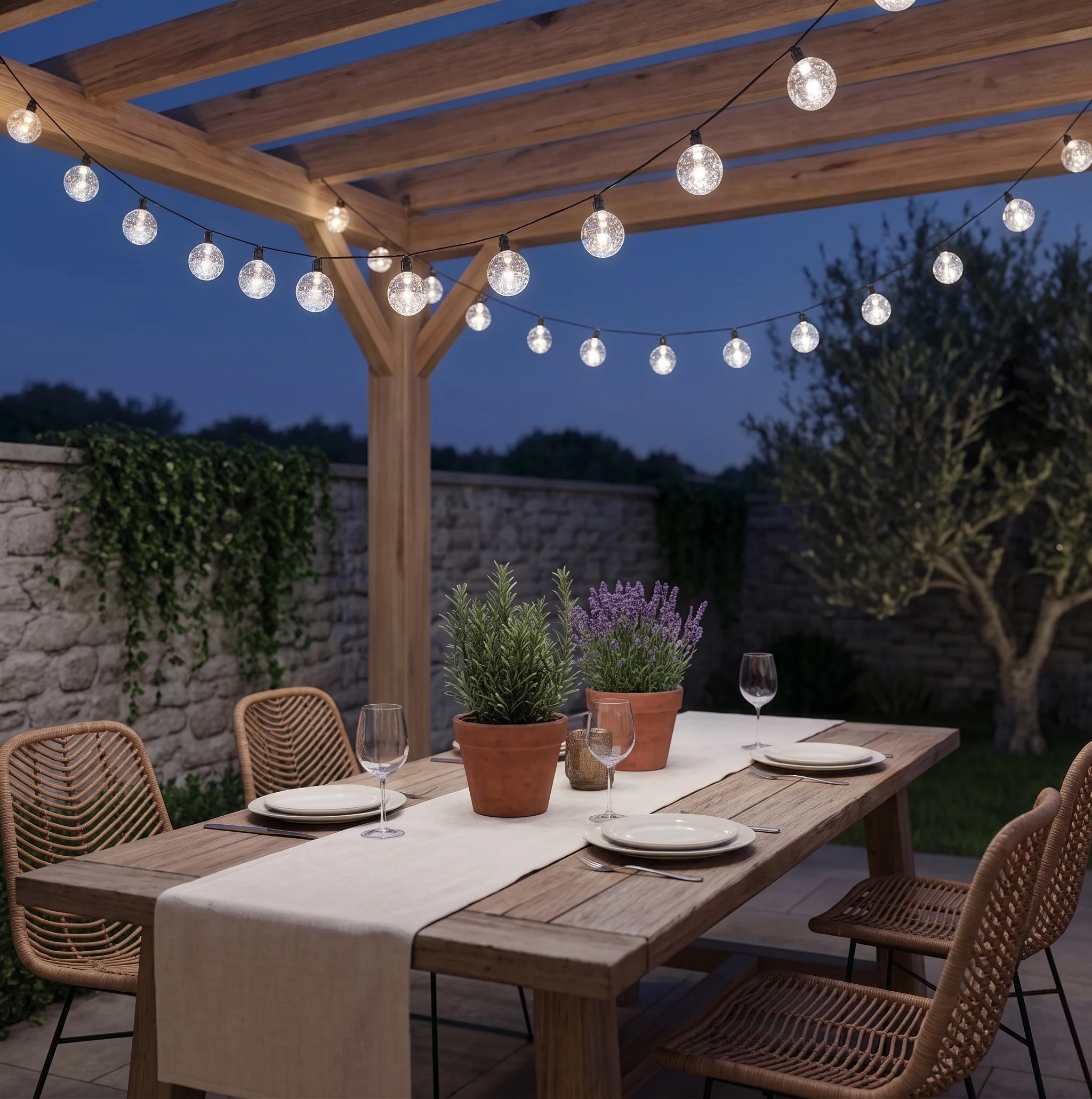 Arbor Glow™ – Solar Crystal Bubble Globe String Lights with 8 Modes (IP65 Waterproof) + 50% OFF - Image 10