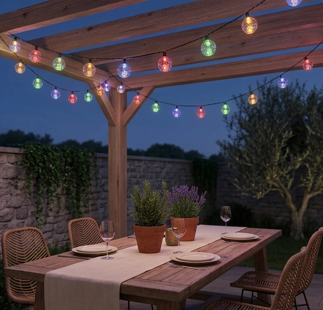 Arbor Glow™ – Solar Crystal Bubble Globe String Lights with 8 Modes (IP65 Waterproof) + 50% OFF - Image 9