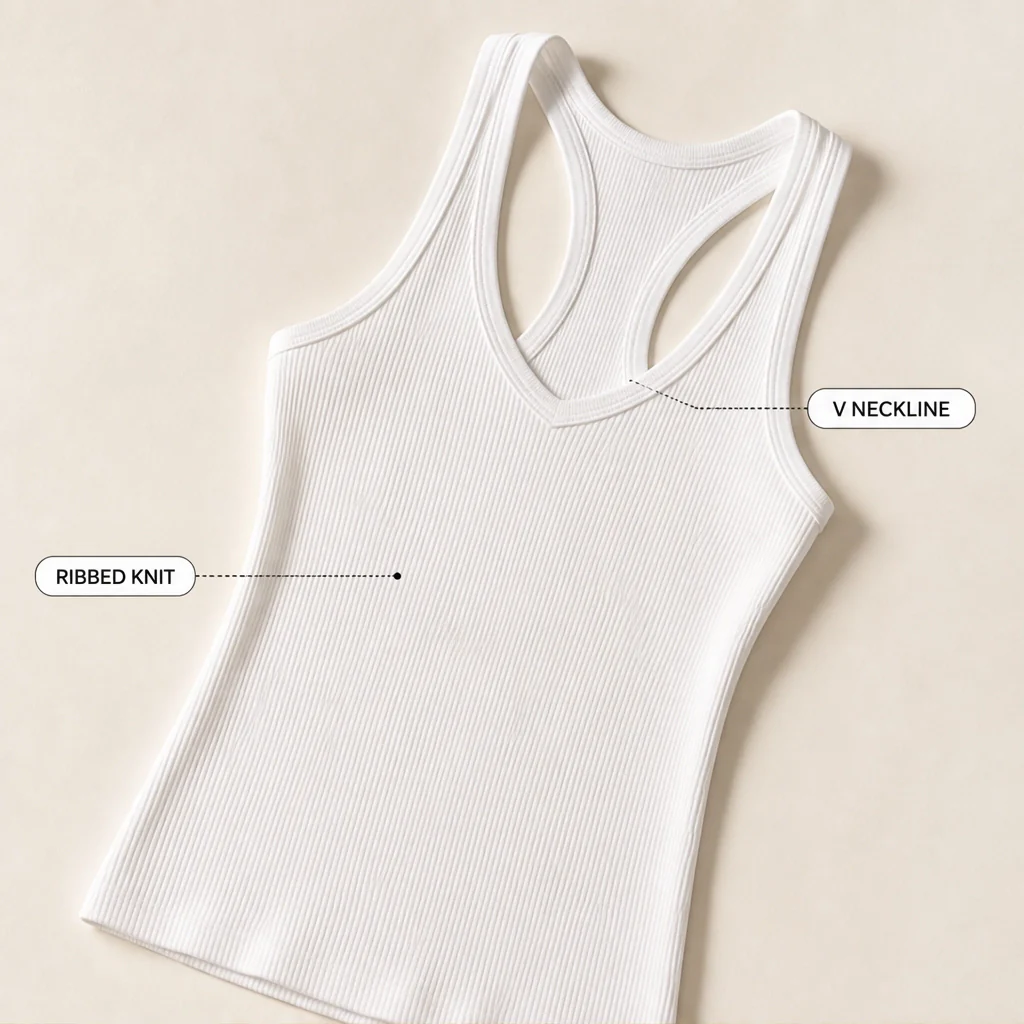 Drape™ – Ribbed-Knit Soft-Stretch Summer Tank Top + Buy 1 Get 1 FREE - Image 9