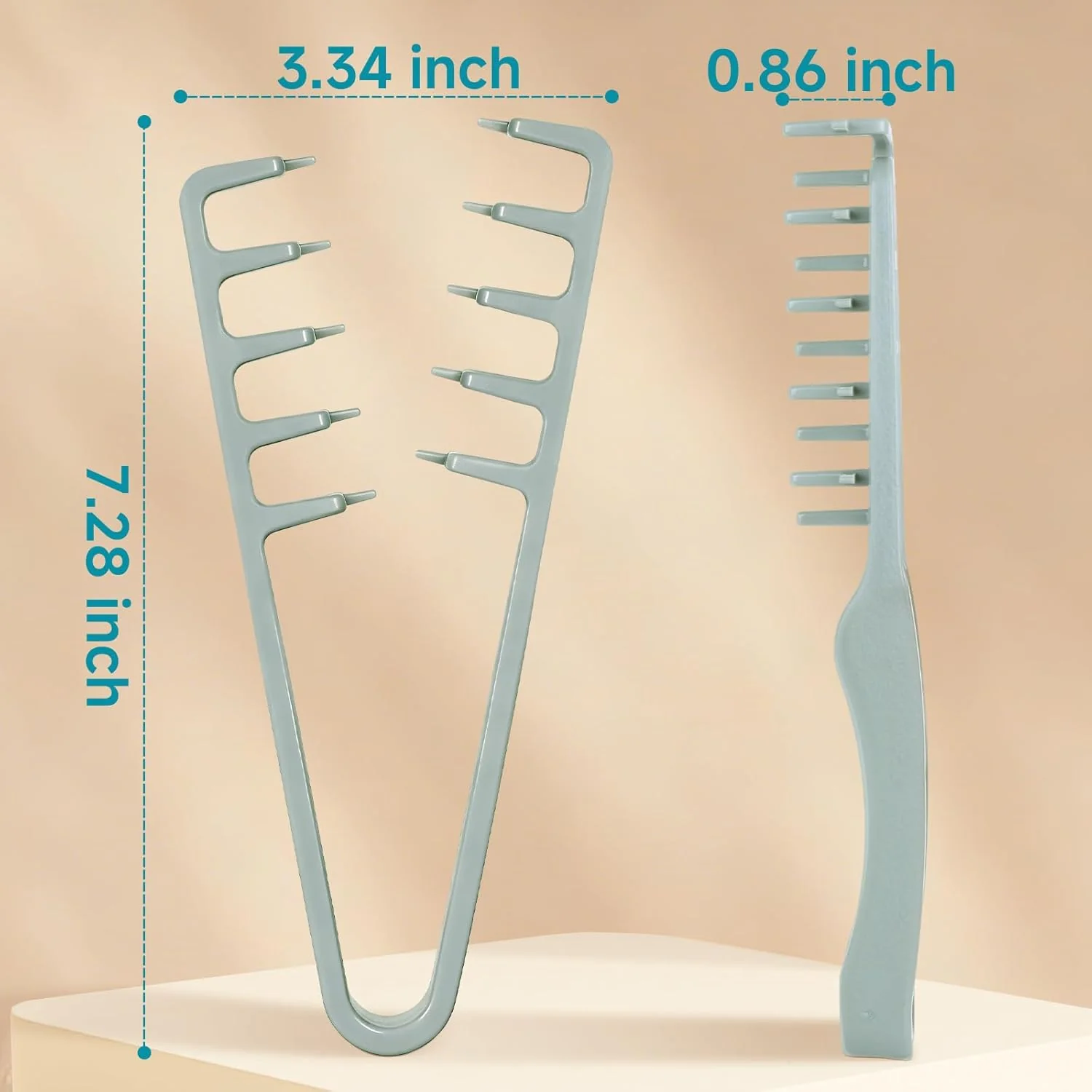 The AuraVolume Comb - Wide-Toothed Fluffy Texture & Volumizing Boot Lift + 50% OFF - Image 3