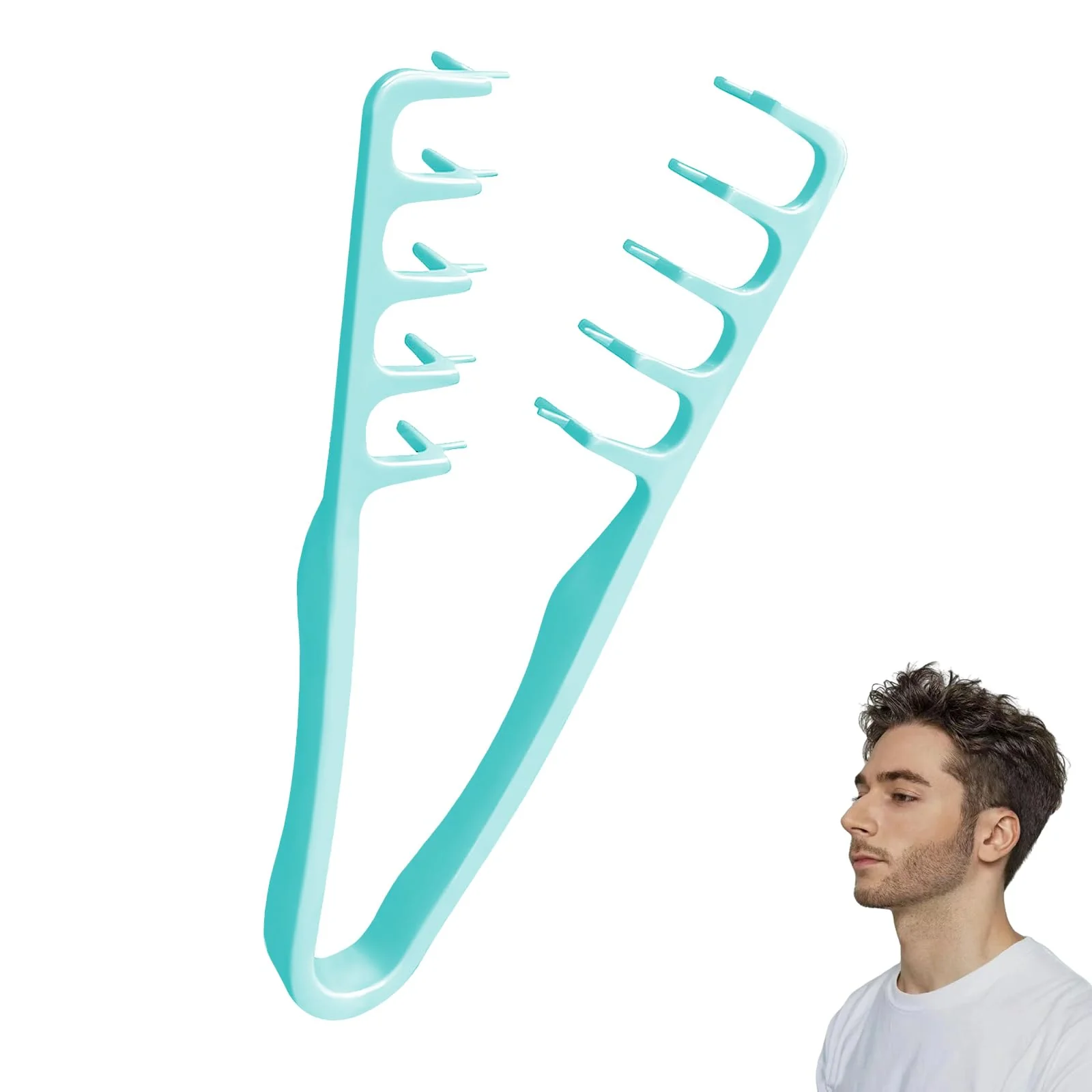 The AuraVolume Comb - Wide-Toothed Fluffy Texture & Volumizing Boot Lift + 50% OFF - Image 9