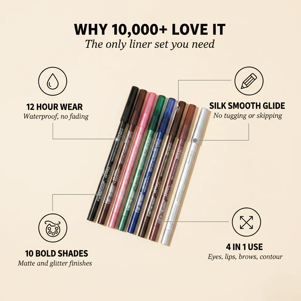 The ChromaGlide Gel Pens - 4-in-1 Makeup Perfection + 50% OFF - Image 2