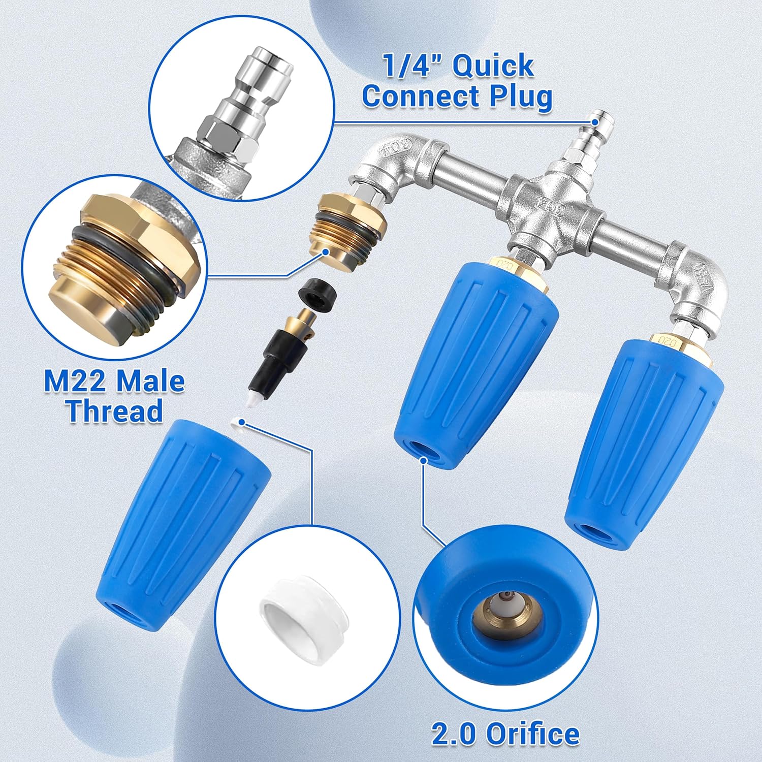 The AuraForce Triple Turbo Nozzle — Professional 360° Power Cleaning + 50% OFF - Image 3