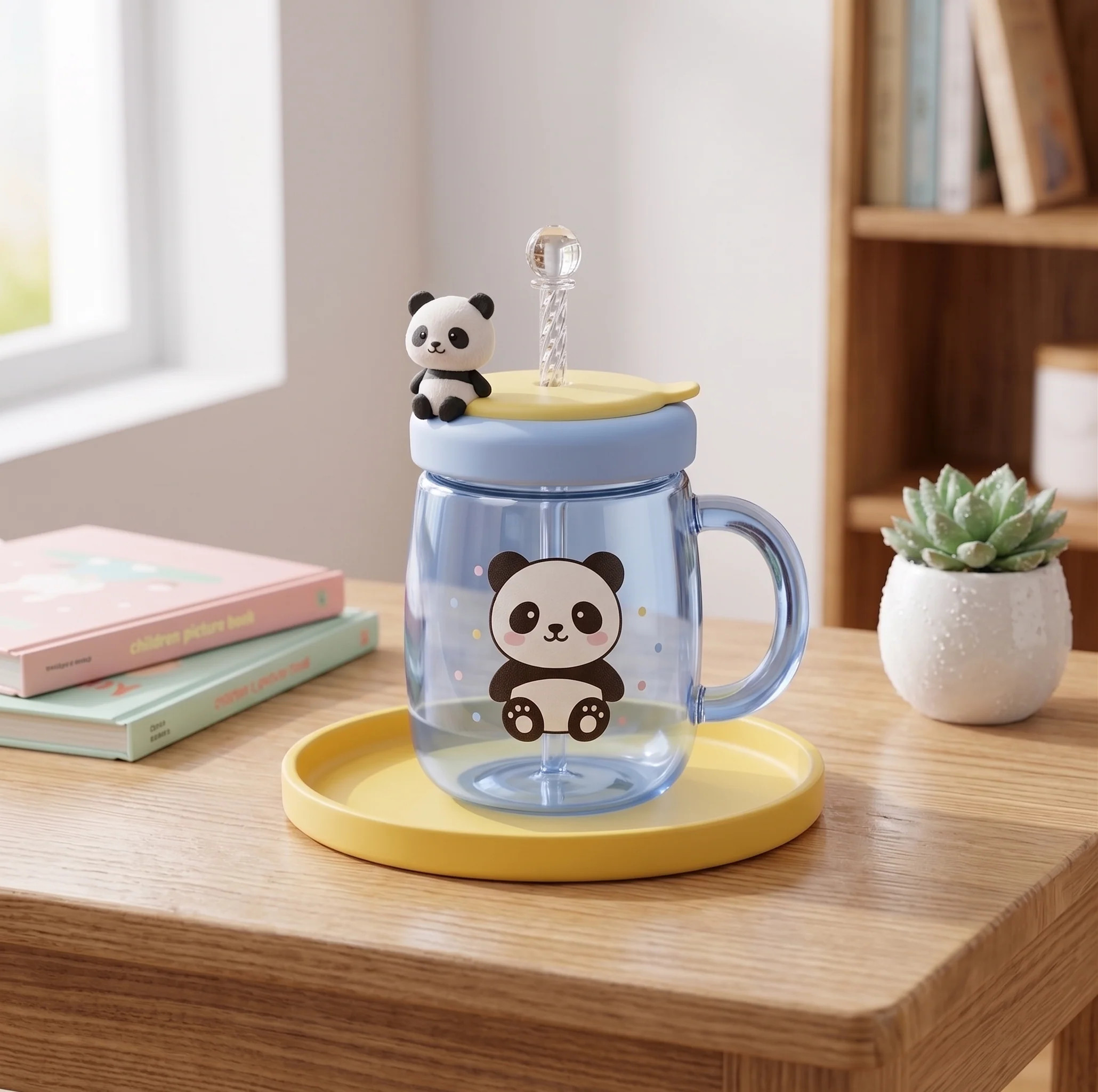 Mochiku™ – BPA-Free Tritan Cartoon Sippy Cup with Fruit Infuser, 42 oz + 50% OFF - Image 9