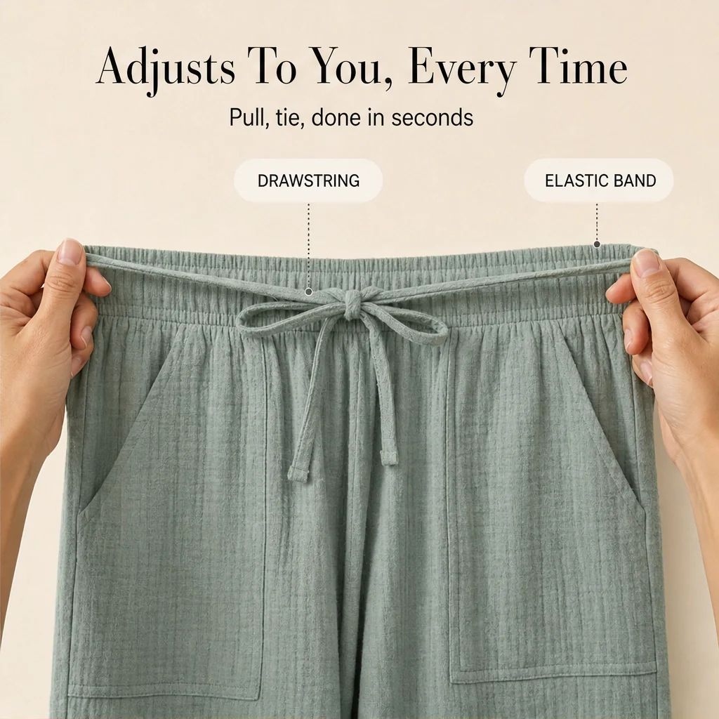 Marleigh™ – Breathable Linen-Blend Wide-Leg Summer Shorts with Adjustable Waist & Deep Pockets +50% OFF - Image 10