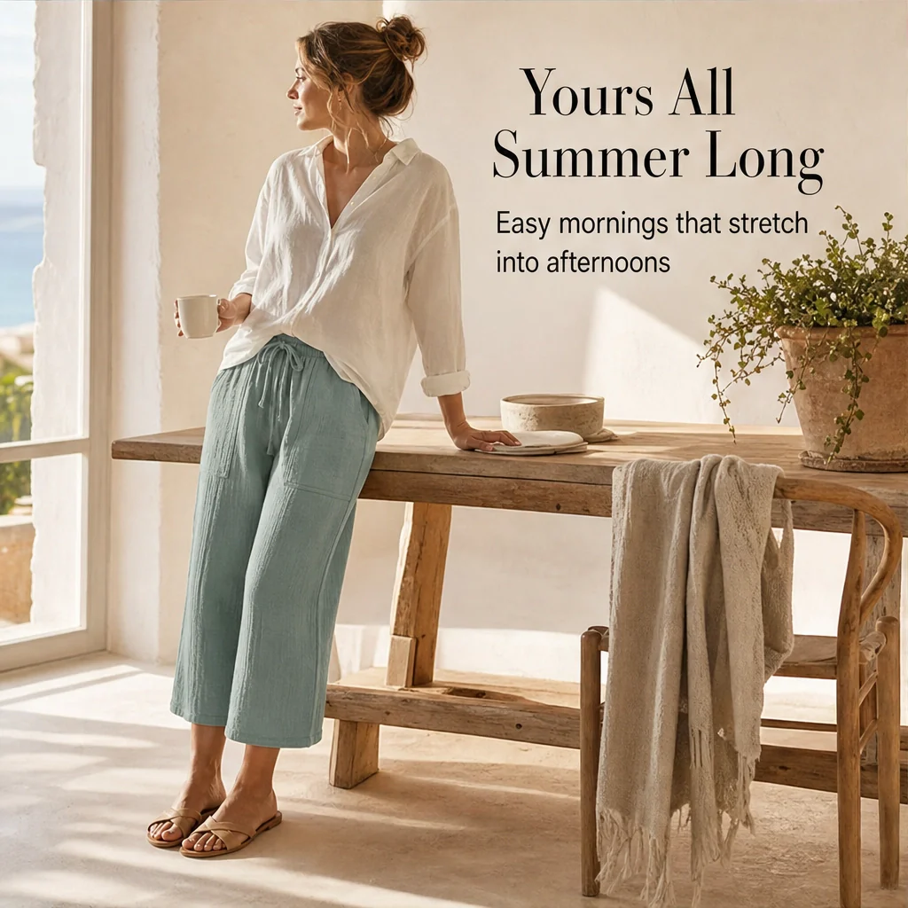 Marleigh™ – Breathable Linen-Blend Wide-Leg Summer Shorts with Adjustable Waist & Deep Pockets +50% OFF - Image 11