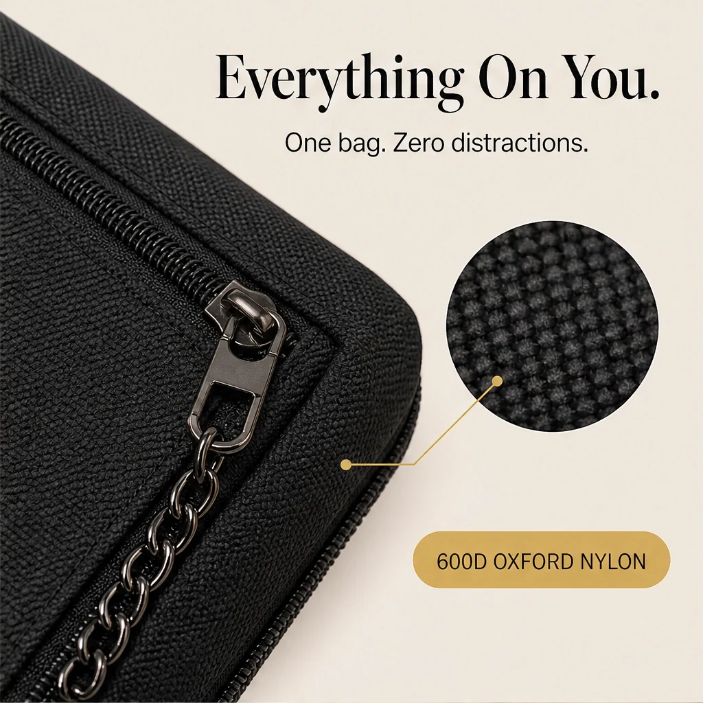 Strade™ – Minimalist Water-Resistant Crossbody Sling Bag for Men + 50% OFF - Image 4